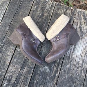 Timberland Earth Keepers Brown Leather Boots Size 9